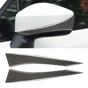 Car Carbon Fiber Rearview Mirror Anti-collision Strip for Subaru BRZ / Toyota 86 2013-2017, Left and Right Drive Universal (Black)