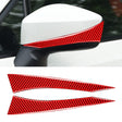 Car Carbon Fiber Rearview Mirror Anti-collision Strip for Subaru BRZ / Toyota 86 2013-2017, Left and Right Drive Universal (Red) - Car Interior Mouldings by PMC TechLife | Online Shopping South Africa | PMC TechLife | Buy Now Pay Later Mobicred