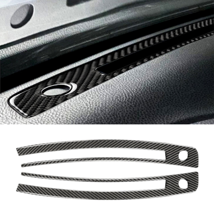 Car Carbon Fiber Central Control Instrument Air Outlet Decorative Sticker for Subaru BRZ / Toyota 86 2013-2020, Left and Right Drive Universal (Black) - Car Interior Mouldings by PMC TechLife | Online Shopping South Africa | PMC TechLife | Buy Now Pay Later Mobicred