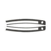 Car Carbon Fiber Central Control Instrument Air Outlet Decorative Sticker for Subaru BRZ / Toyota 86 2013-2020, Left and Right Drive Universal (Black)