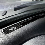 Car Carbon Fiber Central Control Instrument Air Outlet Decorative Sticker for Subaru BRZ / Toyota 86 2013-2020, Left and Right Drive Universal (Black)