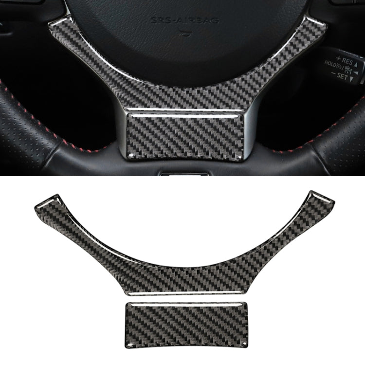 Car Carbon Fiber Steering Wheel Decorative Sticker for Lexus IS250 2013-, Left Drive - Car Interior Mouldings by PMC Jewellery | Online Shopping South Africa | PMC Jewellery | Buy Now Pay Later Mobicred