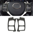 Car Carbon Fiber Steering Wheel Button Decorative Sticker for Lexus IS250 NX200 200t 300h 13-, Left Drive - Car Interior Mouldings by PMC TechLife | Online Shopping South Africa | PMC TechLife | Buy Now Pay Later Mobicred