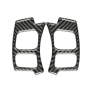 Car Carbon Fiber Steering Wheel Button Decorative Sticker for Lexus IS250 NX200 200t 300h 13-, Left Drive