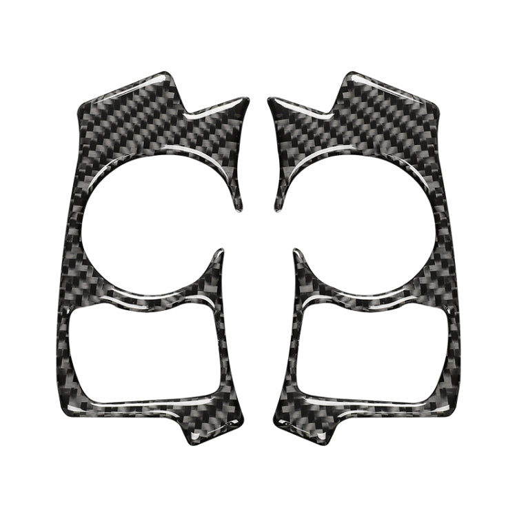 Car Carbon Fiber Steering Wheel Button Decorative Sticker for Lexus IS250 NX200 200t 300h 13-, Left Drive B Style