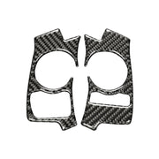 Car Carbon Fiber Steering Wheel Button Decorative Sticker for Lexus IS250 NX200 200t 300h 13-, Left Drive C Style