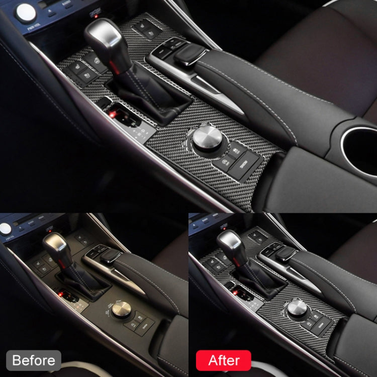 Car Carbon Fiber Gear Position Panel Decorative Sticker for Lexus IS250 2013-, Left Drive A Style - Car Interior Mouldings by PMC TechLife | Online Shopping South Africa | PMC TechLife | Buy Now Pay Later Mobicred