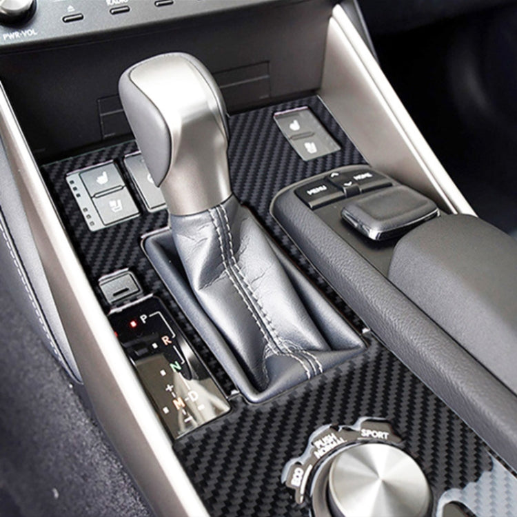 Car Carbon Fiber Gear Position Panel Decorative Sticker for Lexus IS250 2013-, Left Drive A Style - Car Interior Mouldings by PMC TechLife | Online Shopping South Africa | PMC TechLife | Buy Now Pay Later Mobicred