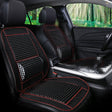 Car Seat Covers Summer Cool Imitation Wooden Beads Ventilation Breathable Seat Cushion(Black) - Seat Accessories by PMC TechLife | Online Shopping South Africa | PMC TechLife | Buy Now Pay Later Mobicred