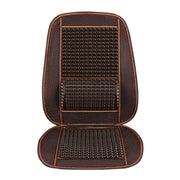 Car Seat Covers Summer Cool Imitation Wooden Beads Ventilation Breathable Seat Cushion(Beige)