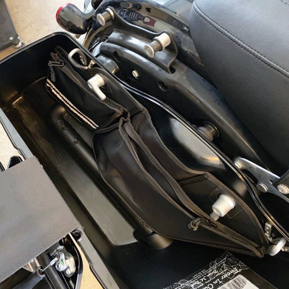 2 PCS Motorcycle Saddle Bags Storage Tool Side Pouch Bags