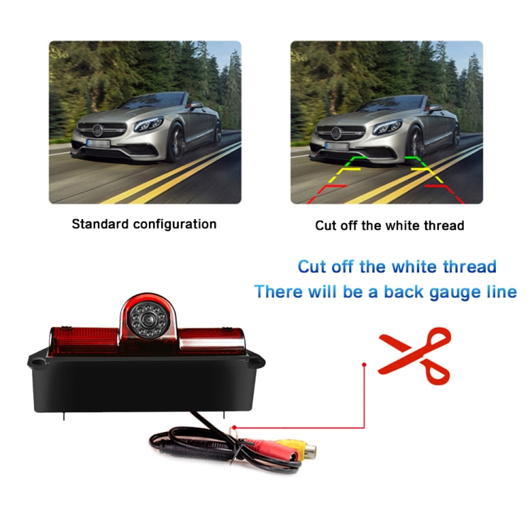 PZ467 Car Waterproof 170 Degree Brake Light View Camera for Chevrolet - Rear View Cameras by PMC TechLife | Online Shopping South Africa | PMC TechLife | Buy Now Pay Later Mobicred