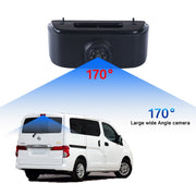 PZ469 Car Water-resistant 170 Degree Brake Light View Camera + 7 inch Rearview Monitor for Nissan N200 2010-2017