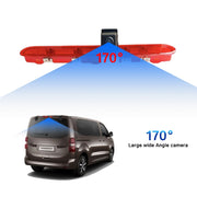 PZ471 Car Water-resistant 170 Degree Brake Light View Camera + 7 inch Rearview Monitor for Citroen / Peugeot / Toyota
