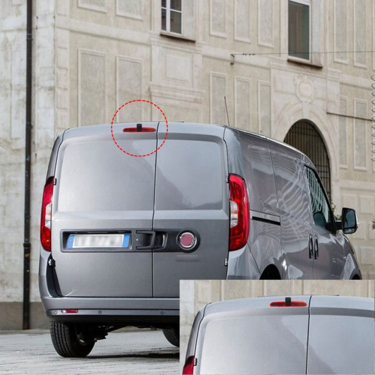 PZ472 Car Water-resistant 170 Degree Brake Light View Camera + 7 inch Rearview Monitor for Fiat / Opel