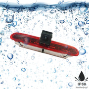 PZ472 Car Water-resistant 170 Degree Brake Light View Camera + 7 inch Rearview Monitor for Fiat / Opel