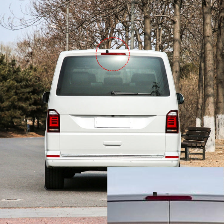 PZ473 Car Water-resistant 170 Degree Brake Light View Camera + 7 inch Rearview Monitor for Volkswagen T6 Single Door