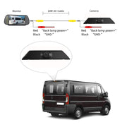 PZ474 Car Water-resistant 170 Degree Brake Light View Camera + 7 inch Rearview Monitor for Iveco Daily 4 Gen