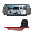 PZ477 Car Waterproof 170 Degree Brake Light View Camera + 7 inch Rearview Monitor for Ford Transit Custom - Rear View Cameras by PMC TechLife | Online Shopping South Africa | PMC TechLife | Buy Now Pay Later Mobicred