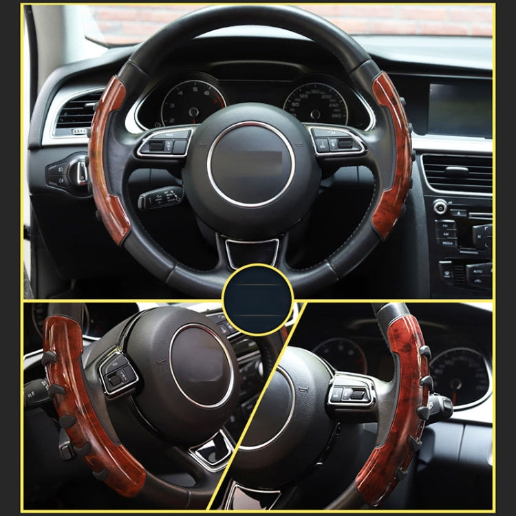 Car Steering Wheel Booster Wheel Spinner Knob Cover (Brown) - Steering Wheel Accessories by PMC TechLife | Online Shopping South Africa | PMC TechLife | Buy Now Pay Later Mobicred