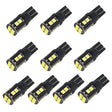 10 PCS T10/168/194 DC12V / 1W / 6000K / 60LM Car Decoding Clearance Lights with 12LEDs SMD-3030 Lamp Beads - Brake Lights by PMC TechLife | Online Shopping South Africa | PMC TechLife | Buy Now Pay Later Mobicred