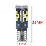 10 PCS T10 DC12V / 3W / 6000K / 180LM Car Canbus Decoding LED Clearance Lights with 30LEDs SMD-4041 Lamp Beads