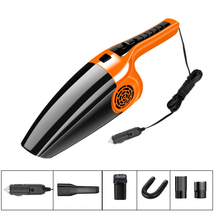 Eighth Generation Car Vacuum Cleaner 120W Wet and Dry Dual-use Strong Suction(Orange) - Vacuum Cleaner by PMC TechLife | Online Shopping South Africa | PMC TechLife | Buy Now Pay Later Mobicred
