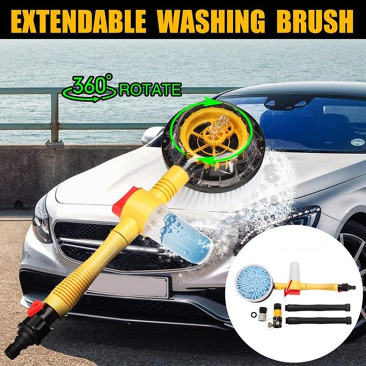 Car Cleaning Tools Chenille Automatic Rotating Car Wash Brush, Style: Water Brush + 5m Water Pipe - Car washing supplies by PMC TechLife | Online Shopping South Africa | PMC TechLife | Buy Now Pay Later Mobicred