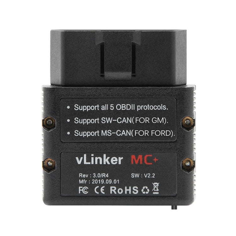 Vgate VLINKER MC+ V2.2 Bluetooth 4.0 Car OBD Fault Diagnosis Detector - free shipping - PMC Jewellery - Order now!