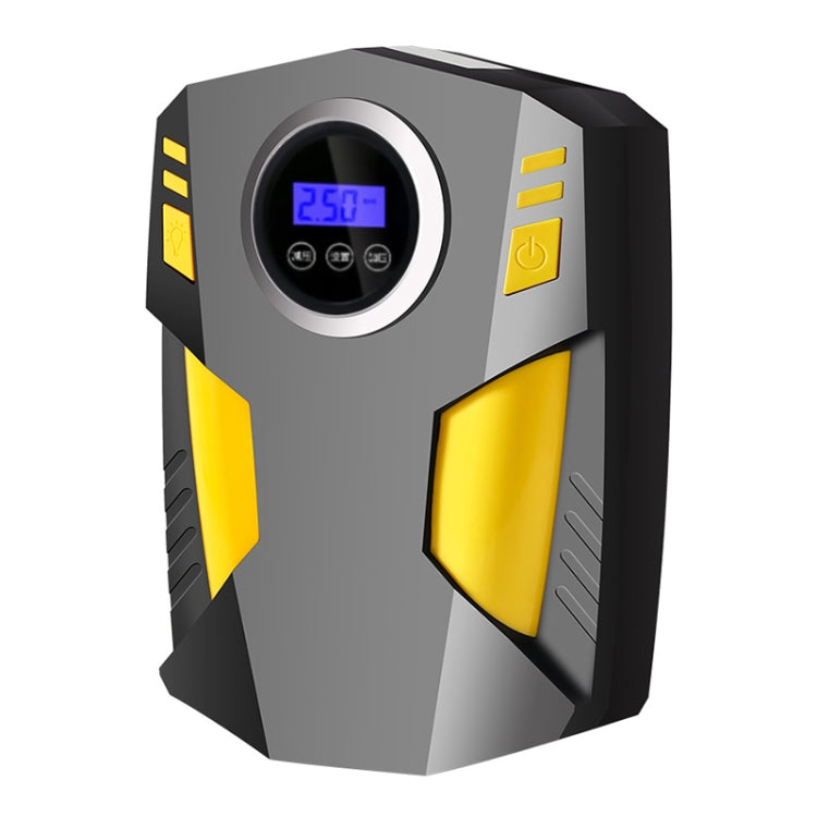 Car 12V Portable Inflatable Cylinder Pedal Digital Display Air Pump with Light - Inflatable Pump by PMC TechLife | Online Shopping South Africa | PMC TechLife