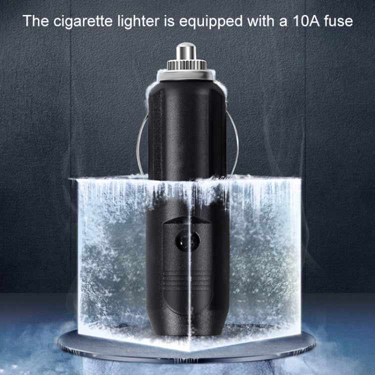 Car 12V Portable Inflatable Cylinder Pedal Digital Display Air Pump with Light - Inflatable Pump by PMC TechLife | Online Shopping South Africa | PMC TechLife