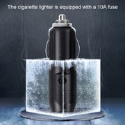 Car 12V Portable Inflatable Cylinder Pedal Digital Display Air Pump with Light
