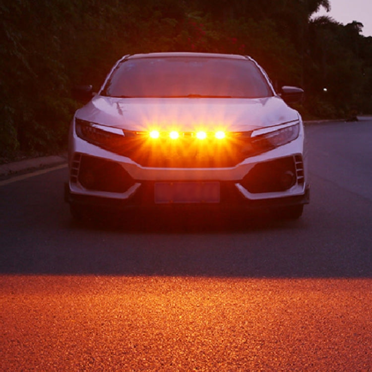 DC12V / 6W 6 in 1 Front Grille Warning Light for Ford Raptor F150 2017-2019 (Black) - Warning Lights by PMC TechLife | Online Shopping South Africa | PMC TechLife | Buy Now Pay Later Mobicred