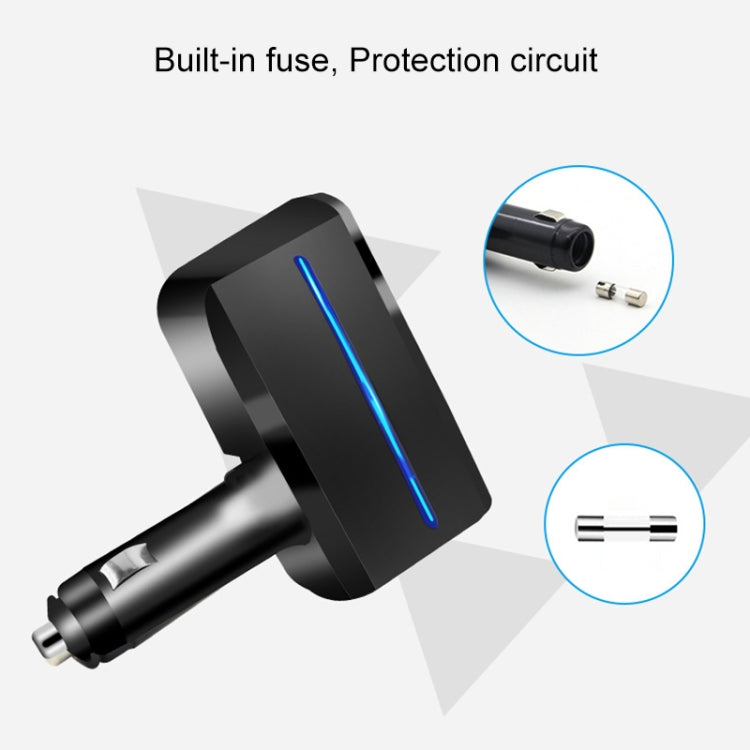 SHUNWEI SD-1918 80W 3.1A Car 2 in 1 Dual USB Charger (White) - Cigar Socket by SHUNWEI | Online Shopping South Africa | PMC TechLife | Buy Now Pay Later Mobicred