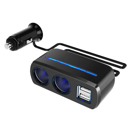 SHUNWEI SD-1928A 80W 3A Car 2 in 1 Dual USB Charger Cigarette Lighter - free shipping - PMC Jewellery - Order now!