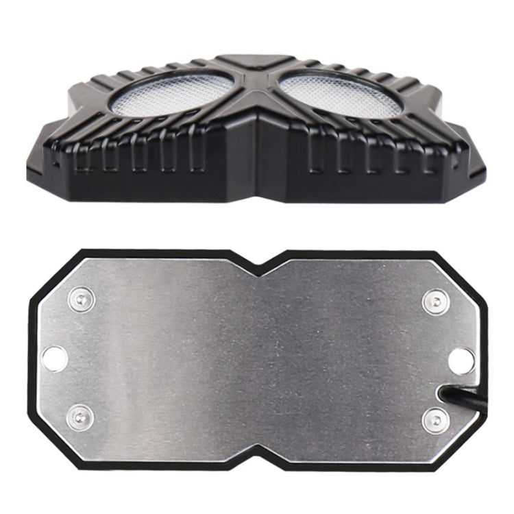 18W DC 12-24V 1.2A LED Double Row Car Bottom Light / Chassis Light / Yacht Deck Atmosphere Light (Green Light)