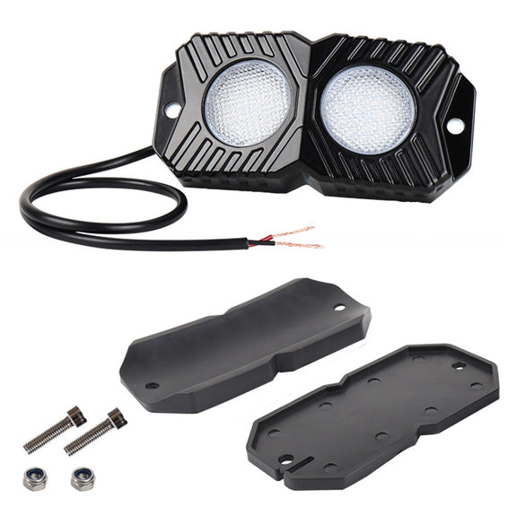 18W DC 12-24V 1.2A LED Double Row Car Bottom Light / Chassis Light / Yacht Deck Atmosphere Light (Green Light)