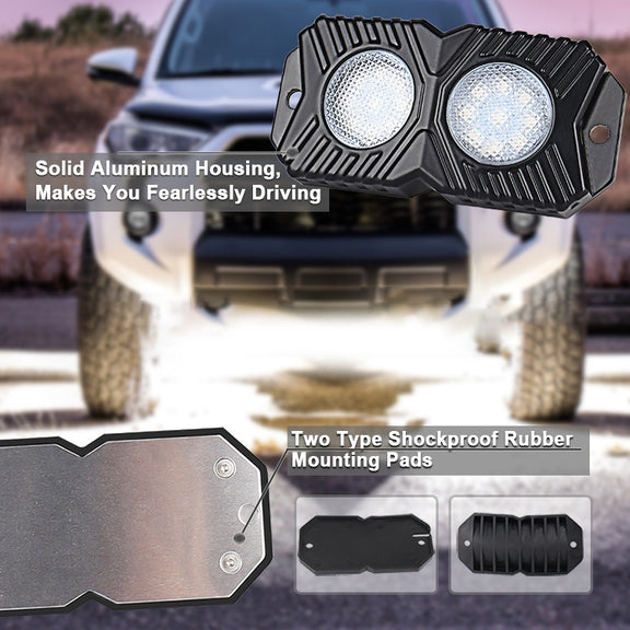 18W DC 12-24V 1.2A LED Double Row Car Bottom Light / Chassis Light / Yacht Deck Atmosphere Light (Green Light)