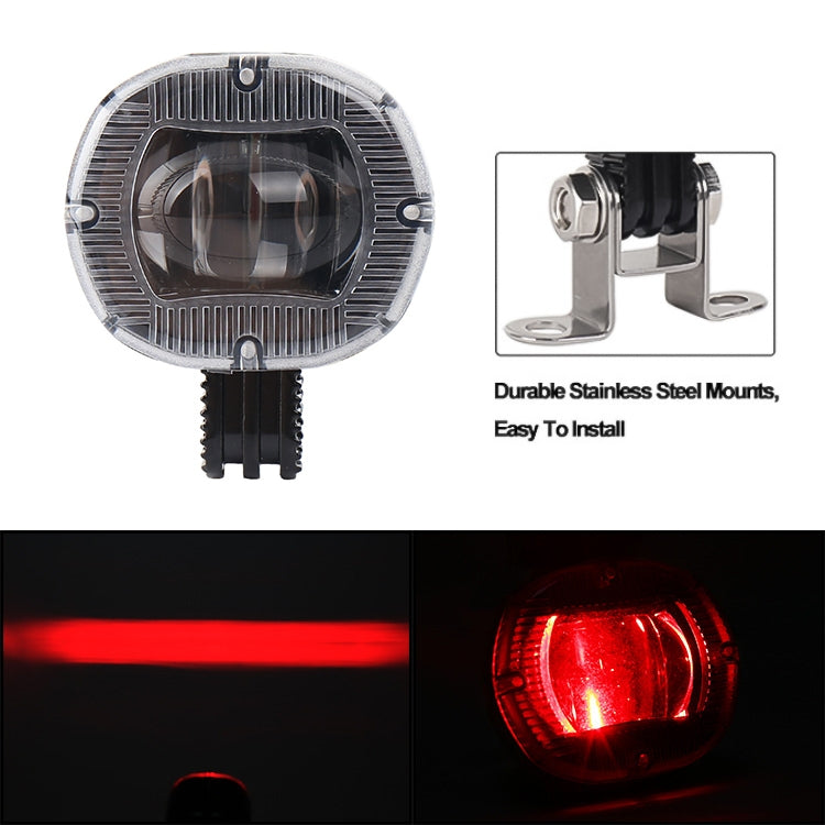 DC10-80V 10W IP67 900LM Car LED Forklift Warning Lights / Width Lights (Red Light) - free shipping - PMC TechLife - Order now!