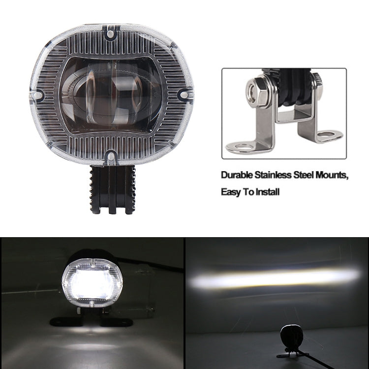 DC10-80V 10W IP67 900LM Car LED Forklift Warning Lights / Width Lights (White Light) - Clearance Lights by PMC TechLife | Online Shopping South Africa | PMC TechLife | Buy Now Pay Later Mobicred