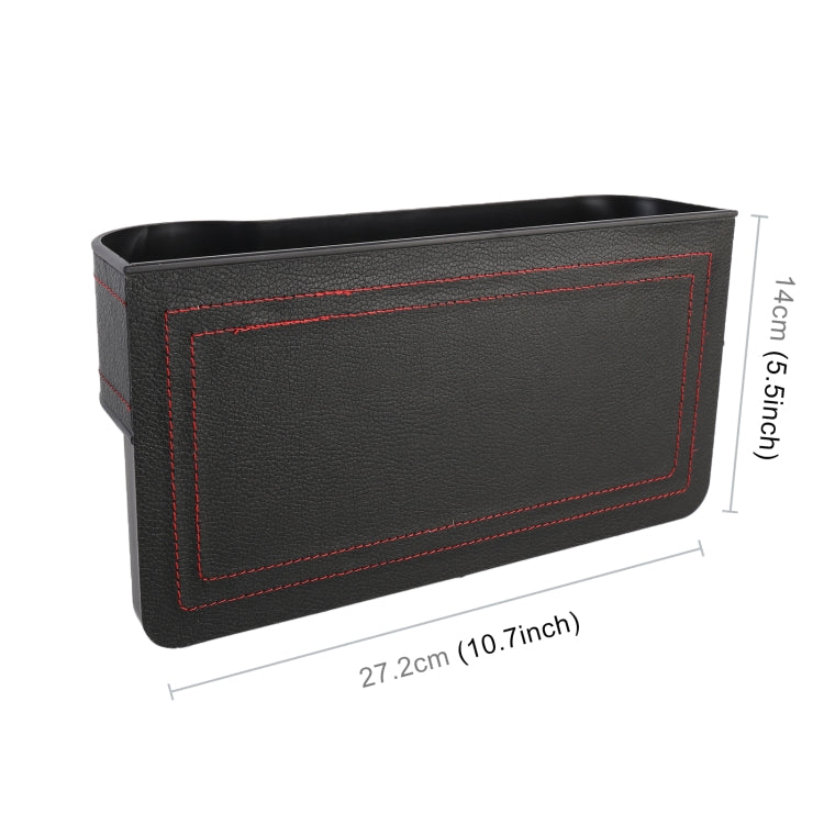 2 PCS Car Multi-functional Principal And Deputy Driver Seat Console Leather Box (Black) - Stowing Tidying by PMC TechLife | Online Shopping South Africa | PMC TechLife | Buy Now Pay Later Mobicred