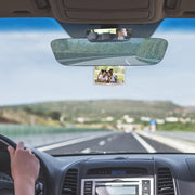 YC-193 Multifunctional Car Interior Rearview Mirror Large Field of Vision Anti-glare Auxiliary Car Blue Mirror
