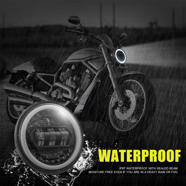 Motorcycle Crystal 5.75 inch LED Headlight Modification Accessories - Headlights by PMC TechLife | Online Shopping South Africa | PMC TechLife