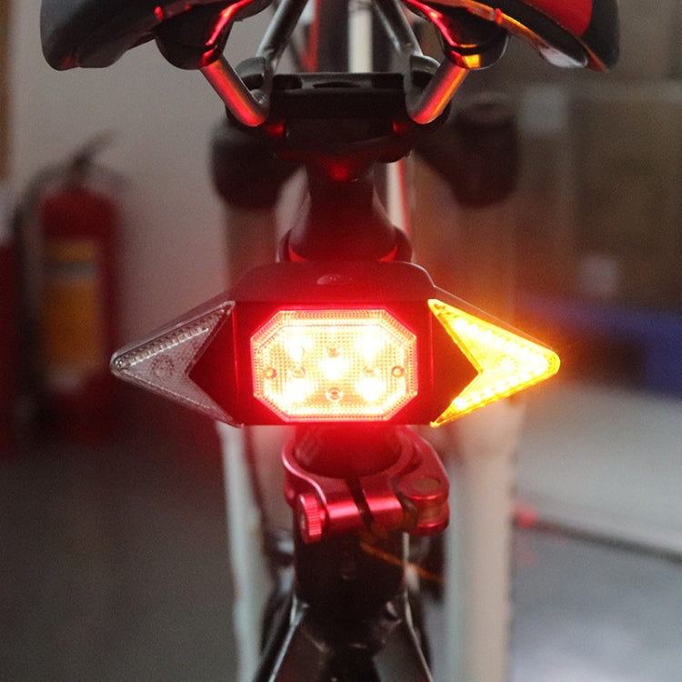 USB Rechargeable Bicycle Turn Light Wireless Remote Control Bike Tail Light - Taillights by PMC Jewellery | Online Shopping South Africa | PMC Jewellery | Buy Now Pay Later Mobicred
