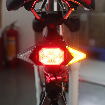 USB Rechargeable Bicycle Turn Light Wireless Remote Control Bike Tail Light - Taillights by PMC Jewellery | Online Shopping South Africa | PMC Jewellery | Buy Now Pay Later Mobicred
