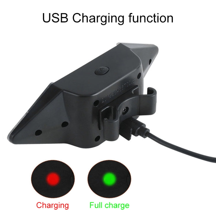 USB Rechargeable Bicycle Turn Light Wireless Remote Control Bike Tail Light - Taillights by PMC Jewellery | Online Shopping South Africa | PMC Jewellery | Buy Now Pay Later Mobicred