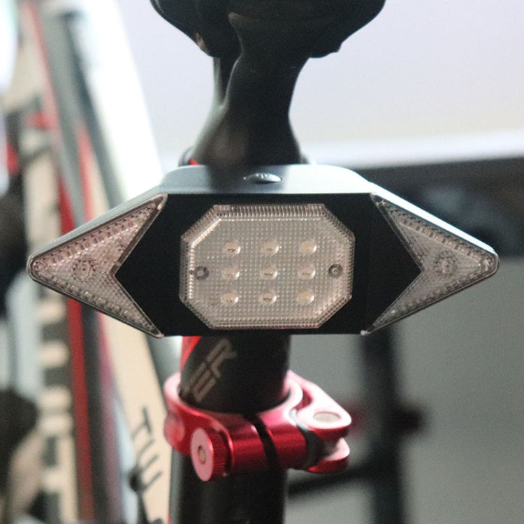 USB Rechargeable Bicycle Turn Light Wireless Remote Control Bike Tail Light - Taillights by PMC Jewellery | Online Shopping South Africa | PMC Jewellery | Buy Now Pay Later Mobicred