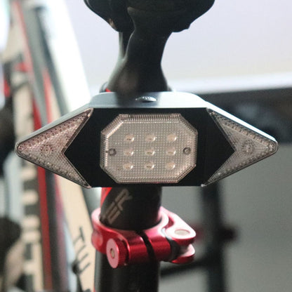 USB Rechargeable Bicycle Turn Light Wireless Remote Control Bike Tail Light - Taillights by PMC Jewellery | Online Shopping South Africa | PMC Jewellery | Buy Now Pay Later Mobicred