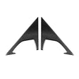 2 PCS Car Carbon Fiber Front Triangle Decorative Sticker for Infiniti FX 2009-2013/QX70 2014-, Left and Right Drive Universal - Decorative Strip by PMC TechLife | Online Shopping South Africa | PMC TechLife | Buy Now Pay Later Mobicred