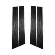 4 PCS Car Carbon Fiber B Pillar Decorative Sticker for Infiniti FX 2009-2013/QX70 2014-, Left and Right Drive Universal